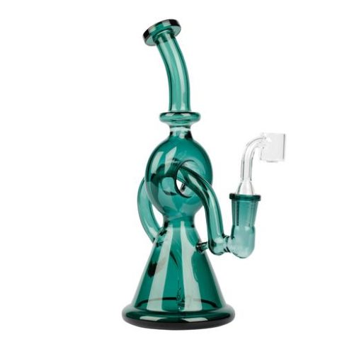 HALO BANGER HANGER WITH 3-HOLE PERC by Red Eye Glass