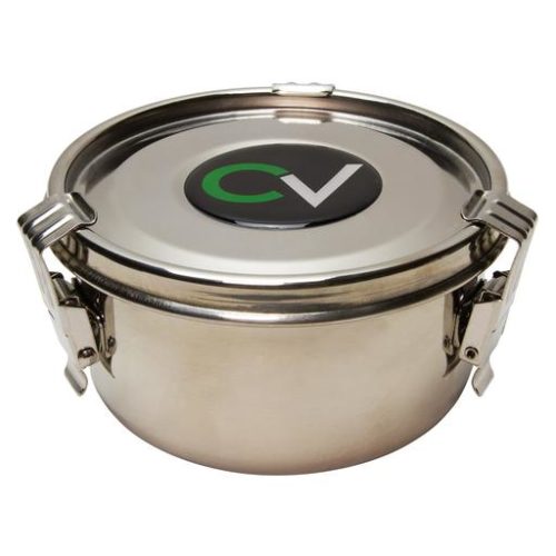 MEDIUM STORAGE CONTAINER by C Vault. C Vault storage containers are enclosed, airtight, and light-tight, and include a Boveda humidity pack.